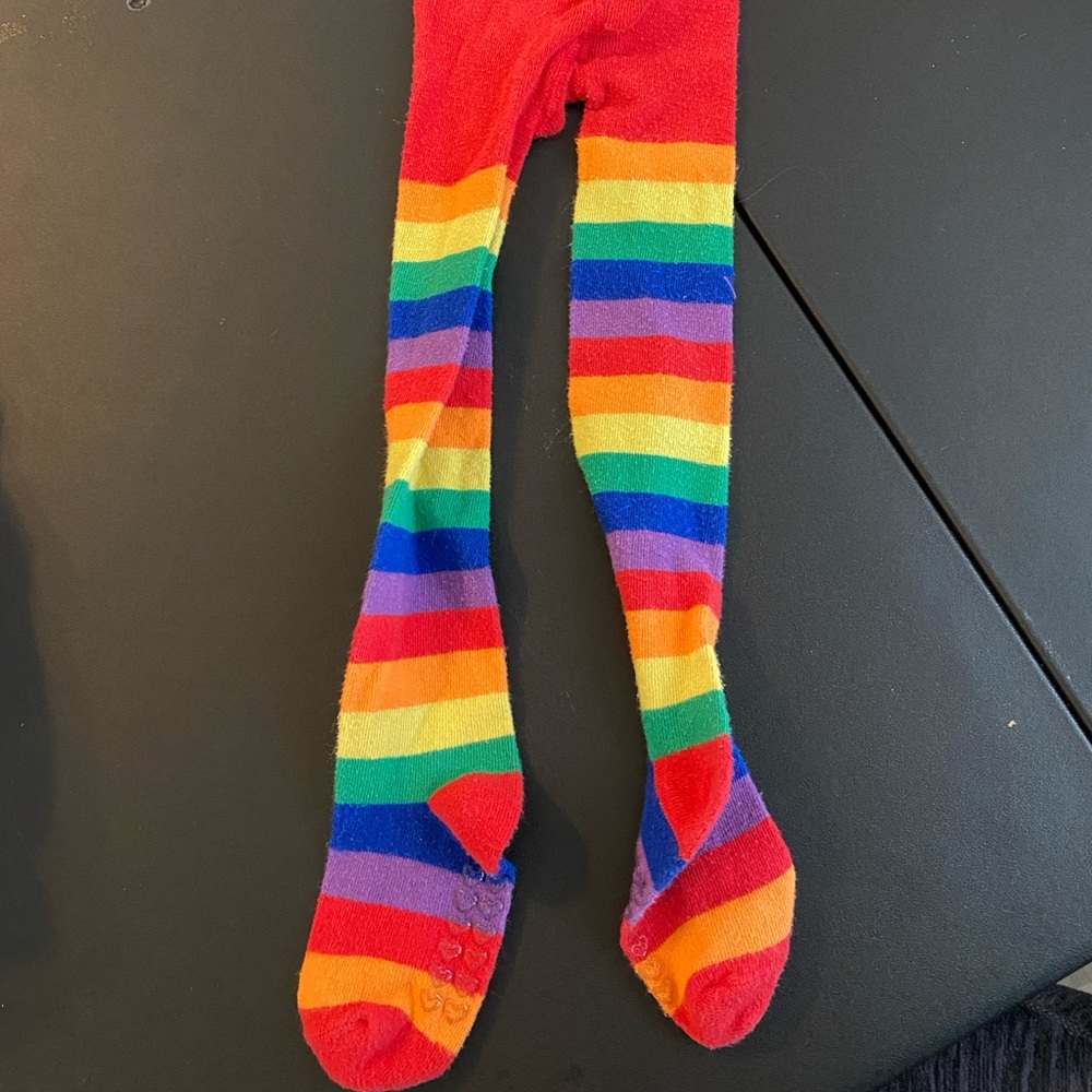 Children’s Place Rainbow Stockings, Size 2T-3T
